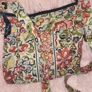 Vera Bradley Multicolor Floral Quilted Shoulder Tote Bag